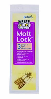 Aries Mottlock mottenval kleefstrips - gifvrij - 3 stuks