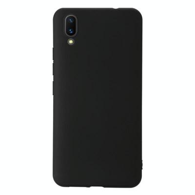 Voor Vivo X21 Schokbestendige Frosted TPU-beschermhoes (zwart)