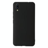 Voor Vivo X21 Schokbestendige Frosted TPU-beschermhoes (zwart) - thumbnail