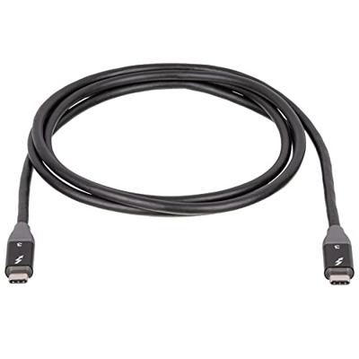 Akyga AK-USB-34 USB-kabel Thunderbolt 3 Thunderbolt stekker, Thunderbolt stekker 1.50 m Zwart Symmetrisch ontwerp Akyga AK-USB-34 USB-kabel Thunderbolt 3 Thunderbolt stekker, Thunderbolt stekker 1.50 m Zwart Symmetrisch ontwerp