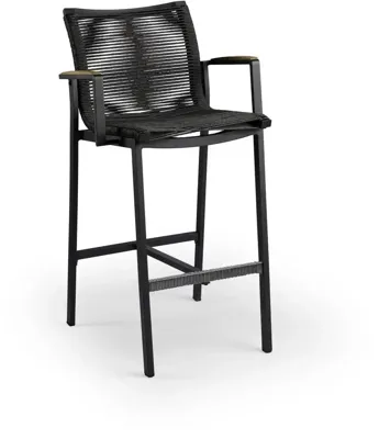 Tierra Outdoor Barstoel Foxx Rope Teak