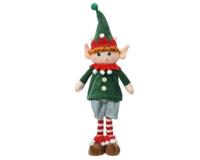 Elf jongen polyester 42 cm groen - thumbnail
