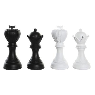 Decoratieve figuren DKD Home Decor Wit Zwart Schaakstukken 12 x 12 x 25,5 cm (4 Stuks) Decoratieve figuren DKD Home Decor Wit Zwart Schaakstukken 12 x 12 x 25,5 cm (4 Stuks)