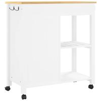 Keukentrolley MONZA 84x40x90 cm massief grenenhout - thumbnail