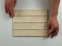 Kalon Ivory wandtegel 5x25 glans - thumbnail