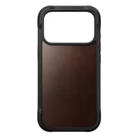 Nomad Horween Rugged lederen hoesje iPhone 17 Pro - Brown - thumbnail
