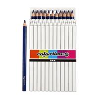 Creativ Company Driehoekige jumbo kleurpotloden - donkerblauw, 12st. - thumbnail