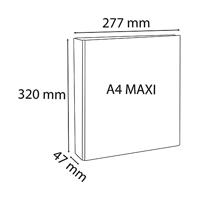 Exacompta Kreacover personaliseerbare ringmap wit 2 ringen van 25 mm - thumbnail