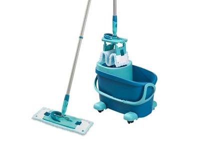 Leifheit 52121 mop/dweil Nat Microvezel Blauw, Groen
