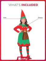kerstmeisje kostuum - thumbnail