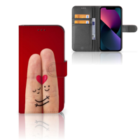 Apple iPhone 13 | Wallet Case | met Pasjes | Liefde - Origineel Romantisch Cadeau - thumbnail
