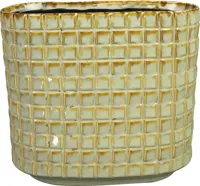 TS Collection Planter Bloempot Stian Soft Jade L26 x B13 x H24 cm - thumbnail