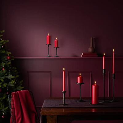 Bolsius Dinerkaars 8 stuks delicate red 23 cm