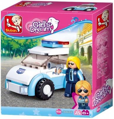 Sluban Girls Dream Serie M38-B0600B Politievrouw met Politiewagen 69-delig