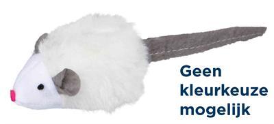 TRIXIE MUIS MET MICROCHIP PLUCHE MET KATTENMUNT ASSORTI 6 CM 12 ST