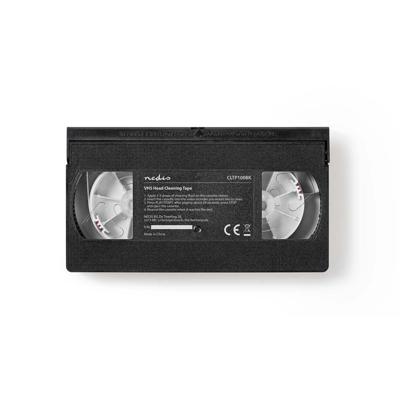 Nedis VHS-Reinigingscassette | 20 ml | VHS-Koppen | Zwart | 1 stuks - CLTP100BK CLTP100BK