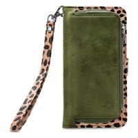 Mobilize 2in1 Magnet Zipper Case Apple iPhone 13 Pro Max Olive/Leopard - thumbnail
