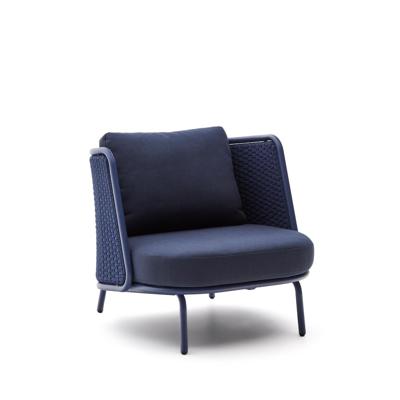 Kave Home Sedalis Lounge Stoel - Blauw Kave Home Sedalis Lounge Stoel - Blauw