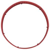 VidaXL Kerstboomrok ø56x23 cm kunststof rood - thumbnail