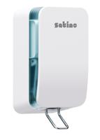 Satino zeepdispenser handmatig wit (500ml) - thumbnail