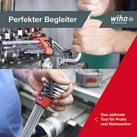 Wiha Winkelschraubendreher lang 9tlg 1,5-10mm 6knt Kugelkopf Inbus Haakse schroevendraaierset 1.5 mm, 2 mm, 2.5 mm, 3 mm, 4 mm, 5 mm, 6 mm, 8 mm, 10 mm 1.5 mm - thumbnail