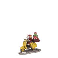 Santa is in a hurry b/o l10xw5xh8 cm kersthuisje Luville - Luville - thumbnail