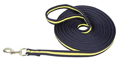 Longeerlijn zwart soft 8 meter Rood
