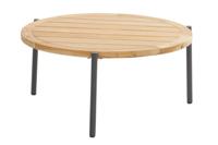Yoga Coffee Tafel Natural Teak Antracite dia. 90 cm 4SO - 4so - thumbnail
