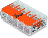 Wago lasklem 221-415 hevelklem 5 draden voor soepele en massieve draad van 0.14 tot 4mm² - thumbnail