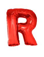 Folieballon Rood Letter &apos;R&apos; Groot - thumbnail