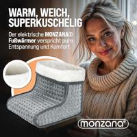 Elektrische voetenwarmer grijs met 6 warmtestanden 100W - thumbnail