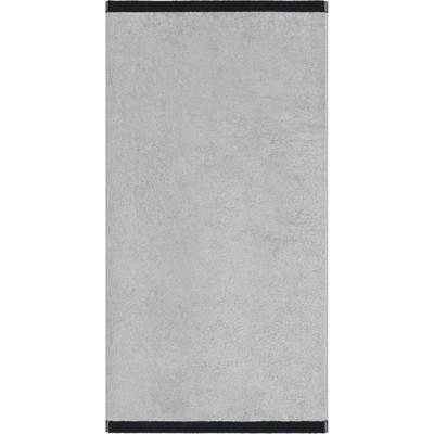 Cawö Cawo Lifestyle Splash Doubleface 7071 Handdoek 50x100 platin/schwarz