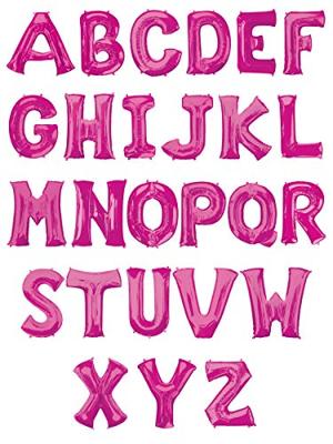 Folieballon Roze Letter &apos;Q&apos; Groot