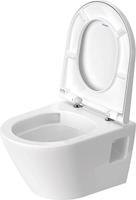 Toilet Duravit D-Neo Wand Compact Rimless Diepspoel 48 cm Hoogglans Wit - thumbnail