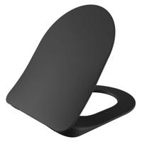 Creavit Wc-Zitting - duroplast - softclose - quick release - Inox Scharnieren - Mat Antraciet KC0903.01.0400E - thumbnail