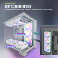 ATX Semi-toren BehuizingAntec C8 Wit - thumbnail