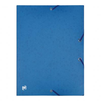 Elastobox oxford top file+ a4 25mm blauw