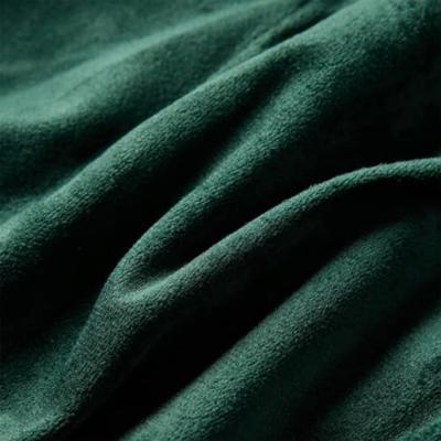 Kinderblouse met ruches 128 donkergroen