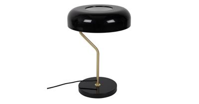 Dutchbone Tafellamp 'Eclipse' 42cm, kleur Zwart Dutchbone Tafellamp 'Eclipse' 42cm, kleur Zwart