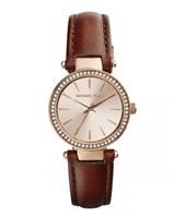 Horlogeband Michael Kors MK2353 Leder Bruin 15mm - thumbnail