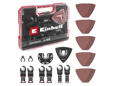 Einhell 708136 XLPLUS-CASE HCS, Aluminiumoxide, Chroom-vanadium staal Multitool toebehorenset 1 set(s)