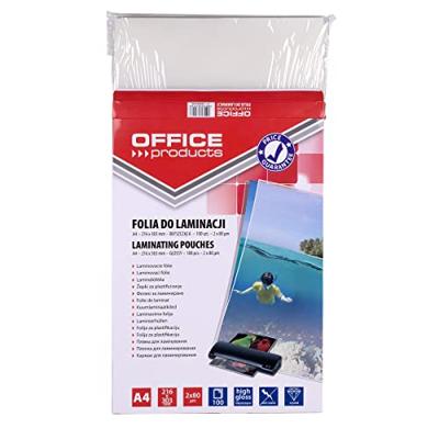OFFICE products lamineerhoes ft A4, 160 micron (2 x 80 micron), pak van 100 stuks