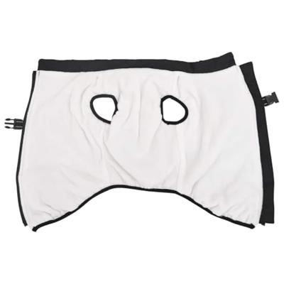 Hondenjas met harnas waterdicht reflecterend zwart L48