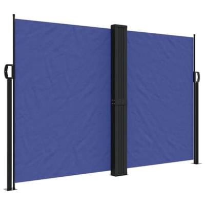 Windscherm uittrekbaar 160x1000 cm blauw Windscherm uittrekbaar 160x1000 cm blauw