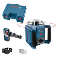 Bosch Professional GRL 400 H Rotatielaser Rood + Laserontvanger LR 1 + BT152 HD Statief + GR2400 Meetlat in koffer - 06159940JY - thumbnail