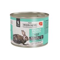 WIEJSKA ZAGRODA Rabbit monoprotein for kittens - nat kattenvoer - 200g - thumbnail