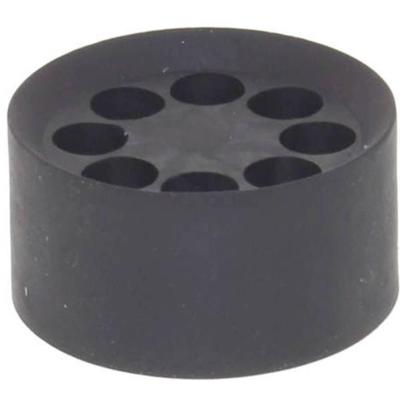 Wiska 10102744 MFD 40/08/070 Meervoudig dicht-inzetstuk Slagvast, Met trekontlasting M40 Kunststof Zwart (RAL 9005) 25 stuk(s)