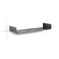 Looox Colour Shelf Special inbouw planchet 60x10cm RVS geborsteld cshelf60rvs - thumbnail