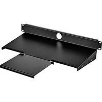 Renkforce RF-3429160 19 inch Apparaatbodem voor patchkast 1 HE Geschikt voor kastdiepte: vanaf 300 mm Zwart - thumbnail