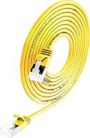 Wirewin 9120042366870 RJ45 Netwerkkabel, patchkabel CAT 6A S/STP 0.50 m Geel 1 stuk(s) - thumbnail